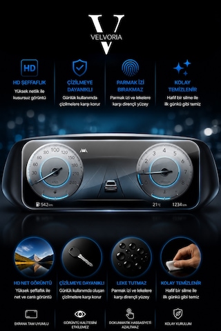 Hyundai Bayon 10.25 Inç Dijital Gösterge Nano Ekran Koruyucu