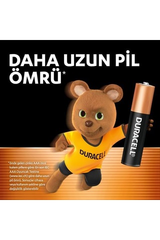 Duracell Basic Aaa Alkalin İnce Kalem Pil 15'li Paket 1,5v Lr03 Mn2400