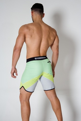 Pose I Down Trident Mint Up Npc Short Erkek Fizik Ve Deniz Şortu Yeşil