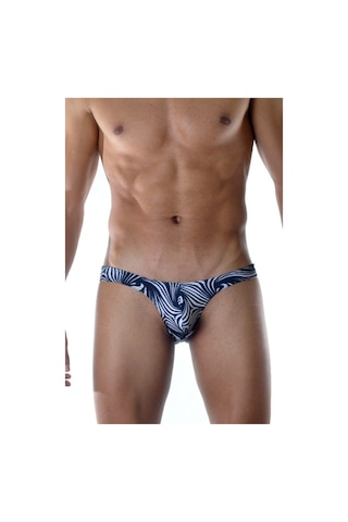 Don Moris Desenli Erkek Slip (Dm021810) Siyah - Beyaz