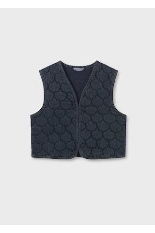 Mayoral Kız Çocuk Denim Yelek 7319 Lacivert