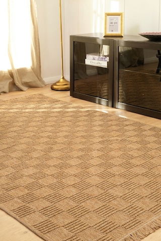 Kaşmir Halı Kilim/Jüt Side V2 80x150 CM Salon Mutfak Halısı Yolluk Kilim