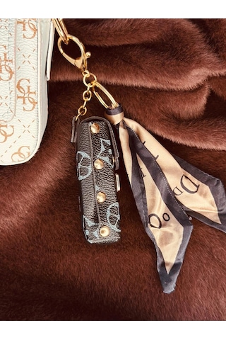 Elora Atelier Mini Çanta Rujluk Charm Siyah Elora Atelier Mini Çanta Rujluk Charm Siyah