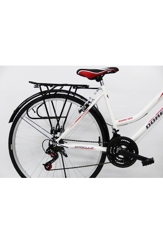 Dorello 28 Jant Lady Model Bisiklet Beyaz - Kırmızı
