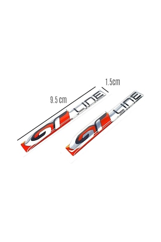 Gt Line Yan Çamurluk Bagaj Damla Logo Sticker