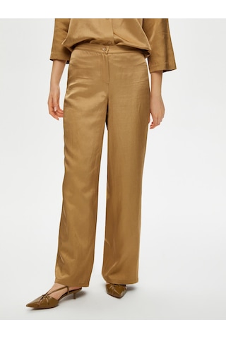 Faik Sönmez Straight Fit Viskon Pamuk Pantolon S25pnt017 Us25pnt01762 Gold Altın