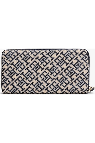Tommy Hilfiger Th Jacquard Lrg Za Kadın Mavi Cüzdan Aw0aw17478dw6 MAvi