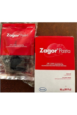 Bavet Zagor Pasta Etkili Fare Ilacı 80g 8x10g