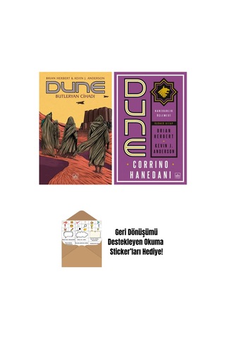 Dune: Butleryan Cihadı + Dune: Corrino Hanedanı Hanedanlık Üçlemesi Üçüncü Kitap