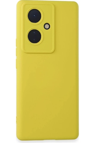Durukar Vivo V29 Lite Kılıf Nano İçi Kadife Silikon - Sarı