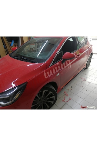 Opel Astra K 2015 Marşpiyel Seti - Kanallı Model - Boyasız Plastik