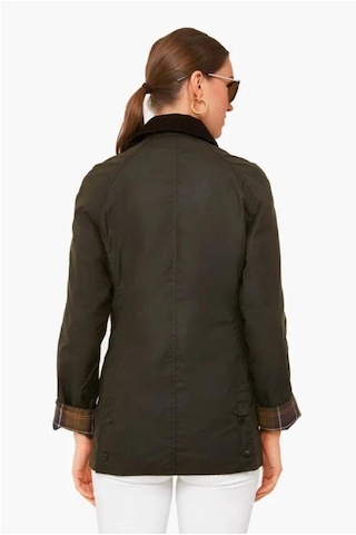 Barbour Classic Beadnell Yağlı Ceket Ol71 Olive -488031813-