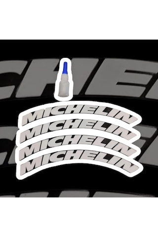 Michelin Lastik Yazısı 8 Adet Her Motosiklete Uyumlu