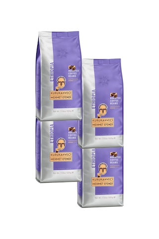 Mehmet Efendi Ethıopıan Çekirdek Kahve 500 Gr X 4 Adet