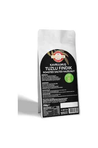 Gürbüzler Glutensiz Fındık Kavrulmuş Tuzlu 250 G
