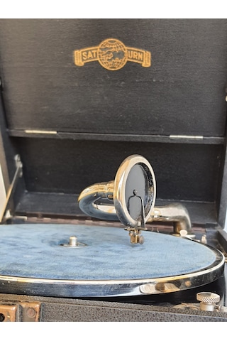Saturn Antika Çanta Gramofon 070