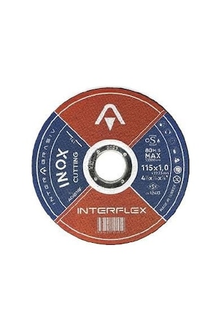 Interflex 115 1 İnox Metal Kesici Taş 4079111010