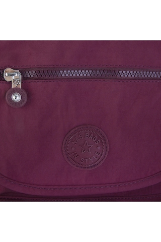 Nas Bag Unisex Büyük Boy Zararlı Kimyasal İçermeyen Waterproof Sırt Çantası Bordo Bordo