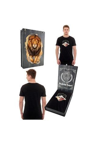 Galatasaray Sıfır Yaka Siyah Gs İcardi T-shirt 001
