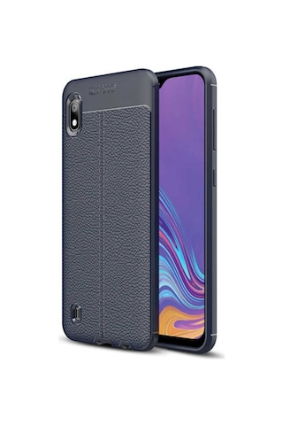 Samsung Uyumlu Galaxy M10 Deri Görünümlü Lux Niss Silikon Kilif 457382521