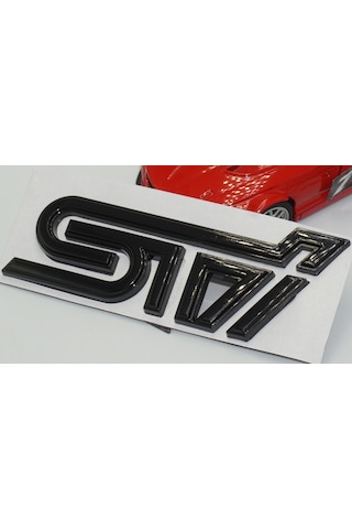 Dk Subaru Sti Siyah Metal 3m 3d Bagaj Yazı Logo Ürün