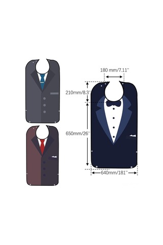 Yifomall Yetişkinler İçin Yeniden Kullanılabilir 3'lü Bez, Büyük Boy Giyim Koruması, Yiyecek Toplayıcı Çantası Ve Basma Kapatma Özelliği, Erkek/bayam İçin