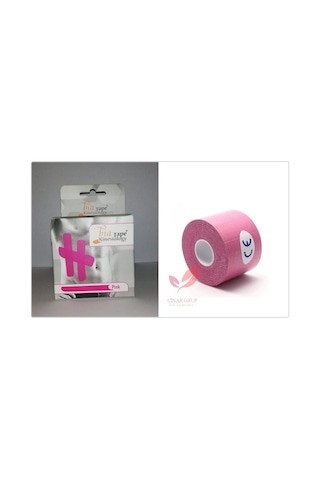 Bia Tape Bandı Pembe Renk 5Cm X 5M Kinesio Biatape Bantı