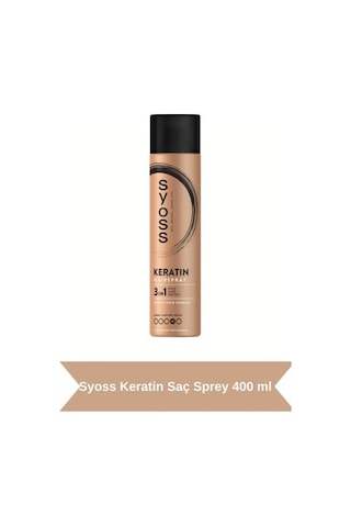 Yoğun Parlaklık Sağlayan Keratin İçeren Saç Spreyi 400 Ml