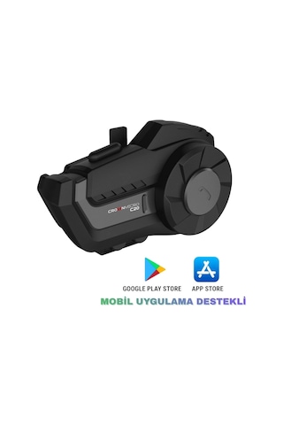 Crown C20 İnterkom - Mobil Uygulama Destekli - Buff Hediyeli