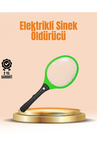 Elektrikli Sinek Raketi Yüksek Voltajlı Güvenli Ve Taşınabilir