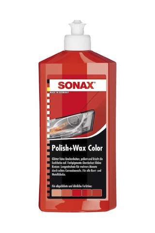Sonax Renkli Nano Parlatıcı Ve Koruyucu Cila Kırmızı 500 Ml