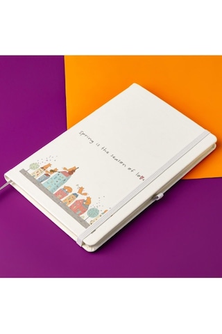 Aşk Başkadır Çizgili Not Defteri 13 Cm X 21 Cm 100 Yaprak