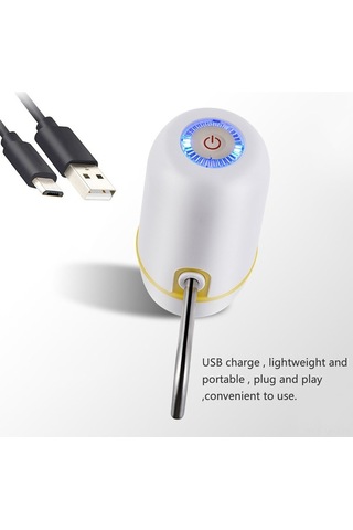 Ebitda Pratik Ev Su Pompası - Tek Tuşla Kullanım Kolay, Beyaz/siyah