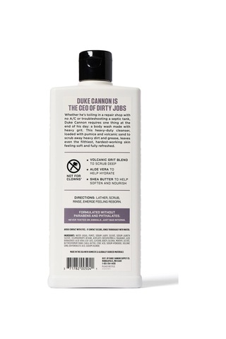 Duke Cannon Heavy Grit Derin Temizleyici Duş Jeli 532ml Diğer