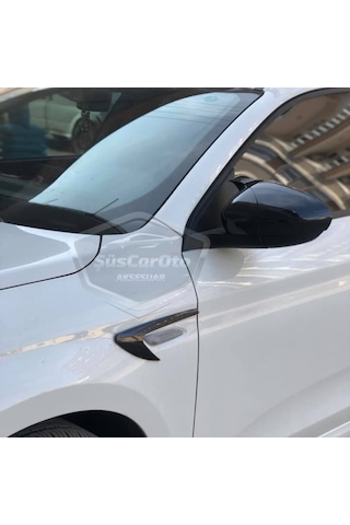 ŞüsCarOto Fiat Egea Batman Yarasa Ayna Kapağı Piano Black ABS Plastik