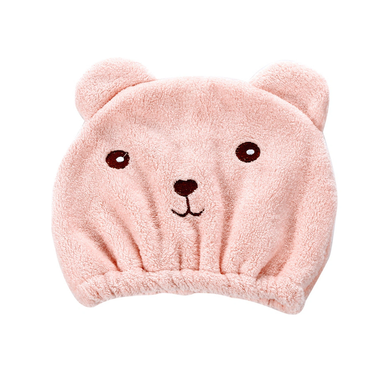 Geeksen Yumuşak Dokulu Hızlı Kuruyan Banyo Şapka, Yüksek Su Emici Kişisel Bakım Kişi Saç Kurutma Kapağı, Pembe Diğer