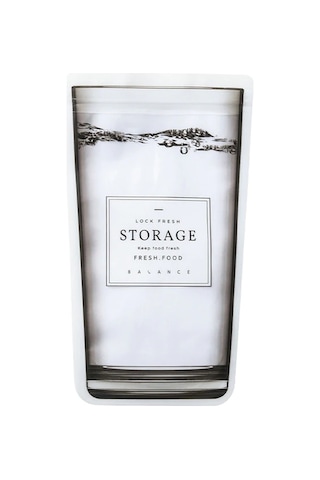 Yaleker "4 Adet Yeniden Kullanılabilir Kapaklı Saklama Poşeti - Taze Tutar, Sızdırmaz, Pratik" Diğer