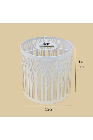 Konesam Beyaz Demir E27 Lamba Kapaklığı - Oval Model, Zemin/avize Uyumlu, Gölgeleme Fonksiyonu 15cm Çap, 14cm Yükseklik Beyaz
