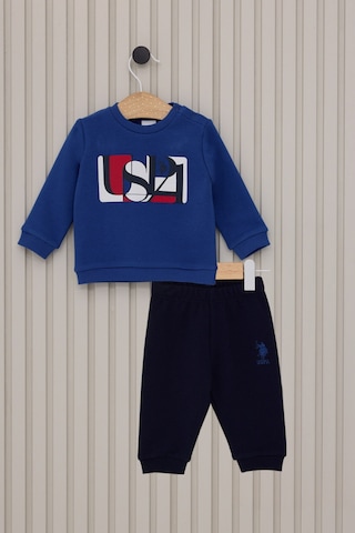 U.S. Polo Assn. U.s. Polo Assn Erkek Bebek Mavi Takım Mavi