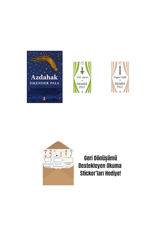 Azdahak + Vali Hanım Ciltli + Neyzen Tevfik Ciltli + Okuma Sticker'ları