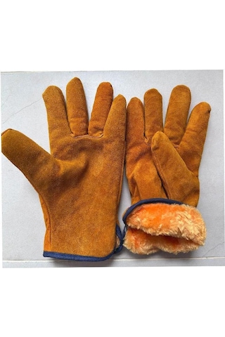 Yuntech01 Islaklık Önleyici 10 Mm Kalın Doğal Deri Savaşçı Eldiveni - Isıya Dayanıklı, Sıkma Ve Aşınmaya Dayanıklı, Çalışma/ev Kullanıma Uygun