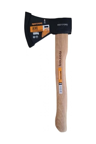 Ax 613 Ahşap Saplı Balta 1000gr Nacak Kamp Odun Kesme 39 Cm Sap Uzunluğu