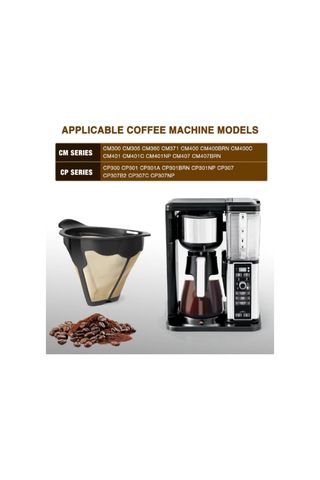 Fosenze Tekrarlı Kullanım Kahve Filtresi - Ekonomik, Lavaboda/tabanda Temizlenir, Kahve Makinesi Aksesuarı - Siyah 13x13x10cm, 69g Siyah