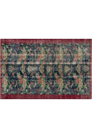 Eskitme Osmanlı El Dokuma Halısı 115 X 211 Cm 9063