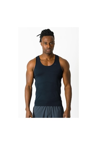 Maraton Active Ekstra Slim Erkek Atlet Yaka Kolsuz Training Lacivert Atlet 824011-Lacivert