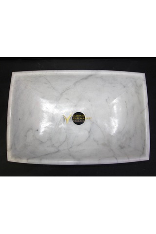 Muğla Kristal Beyaz Köşeli Dizayn Lavabo