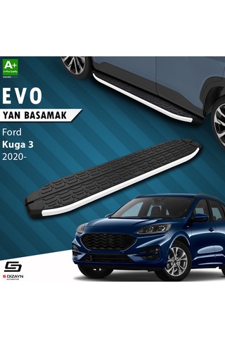 S-dizayn Ford Kuga 3 Evo Aluminyum Yan Basamak 183 Cm 2020 Üzeri