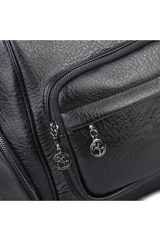 Nas Bag Kadın Çok Cepli Sırt Çantası En :30cm X Boy:34 Siyah Victoria