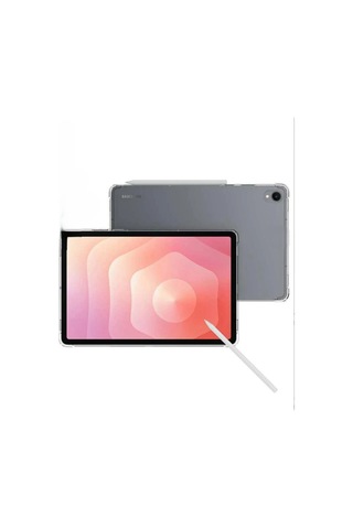 Fuchsia Samsung Galaxy Tab S11 İle Uyumlu Kılıf Anti Shock Tablet Silikon - Şeffaf Arka Kapak