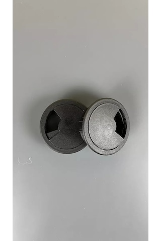 Mebel'naa Furnitura Mystery Masa İçin Tıkaç, Kablo Kanalı, Bilgisayar Kabloları İçin 1 Adet 254193079 Siyah